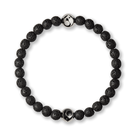 Black Lava Stone Bracelet